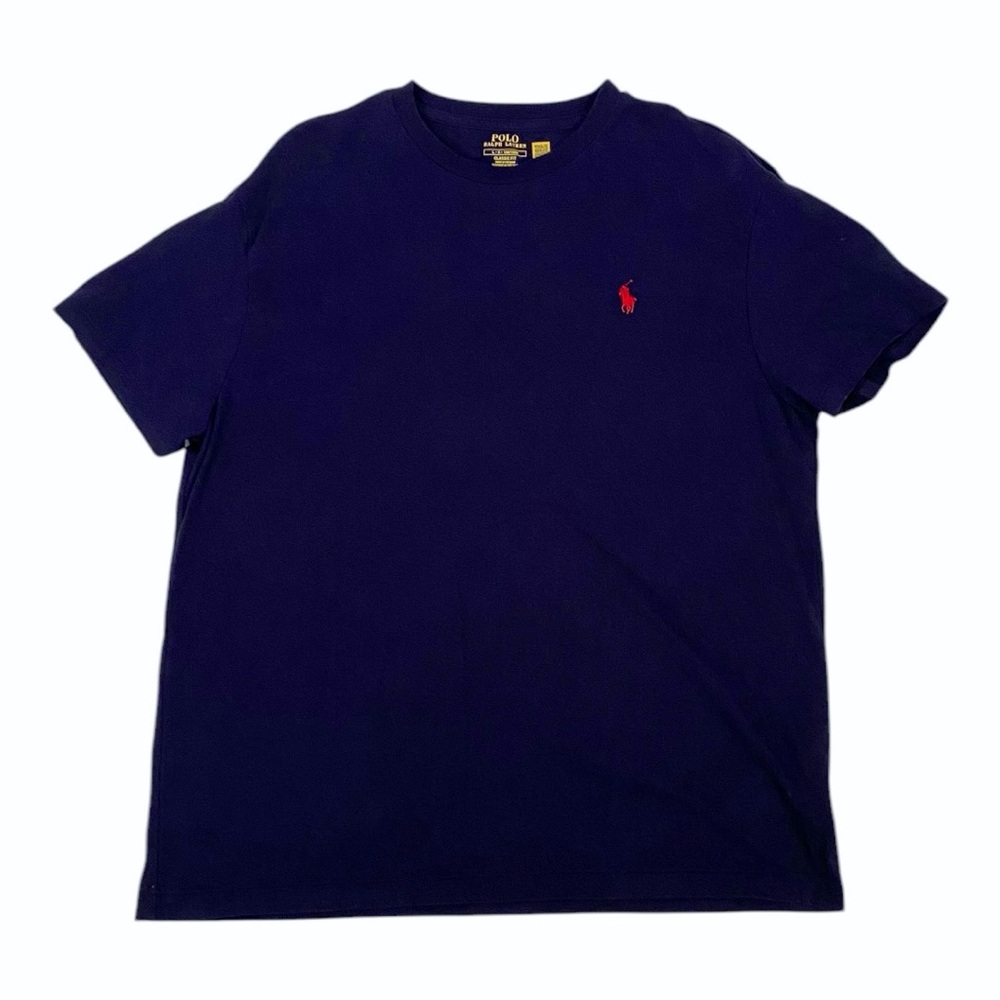 Polo Ralph Lauren Men’s Large Navy Blue Short Sleeve Shirt